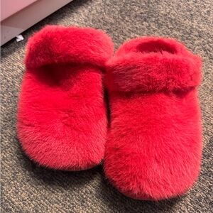 CROCS Classic Cozzzy Luxe Slipper Raspberry Colored W10/M8